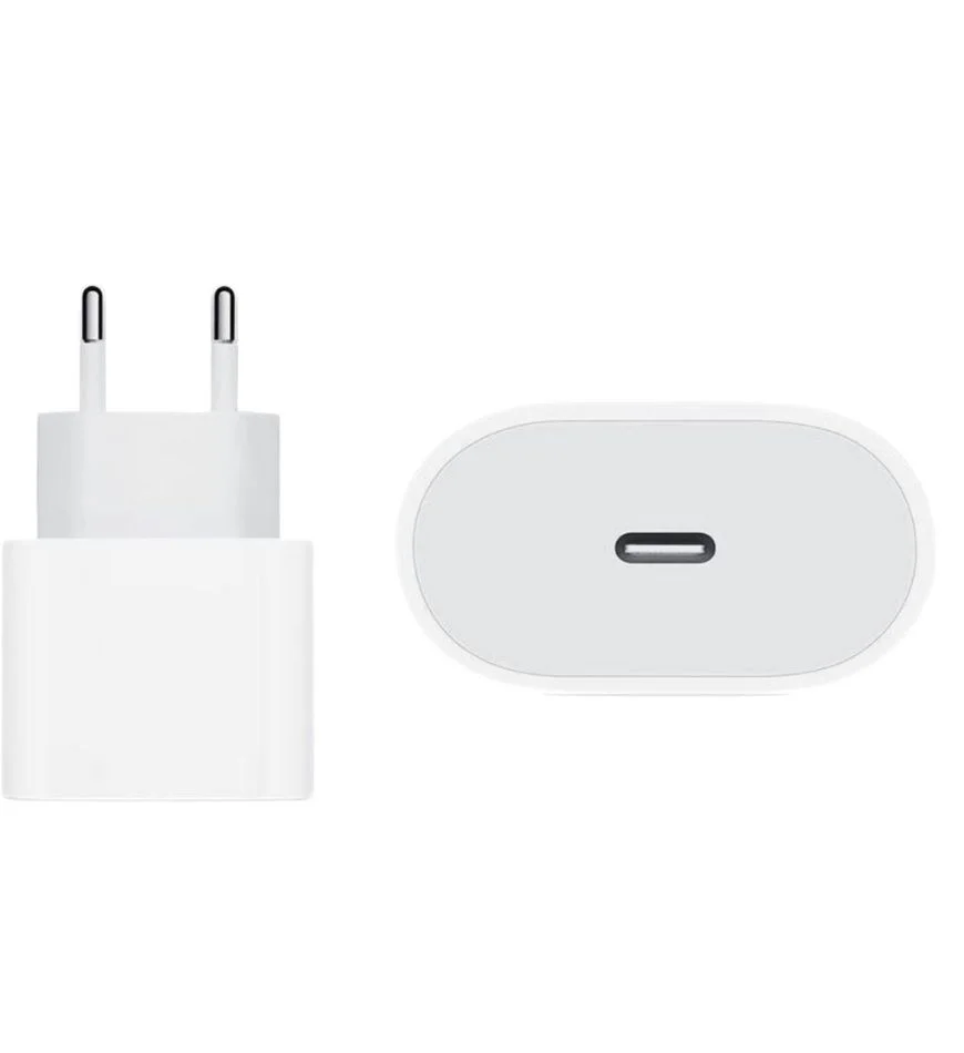 iPhone Power adapter, Wall charger 20W USB-C, White